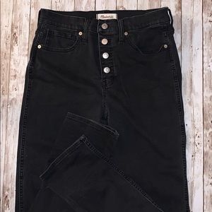 Great Condition Black Madewell jeans